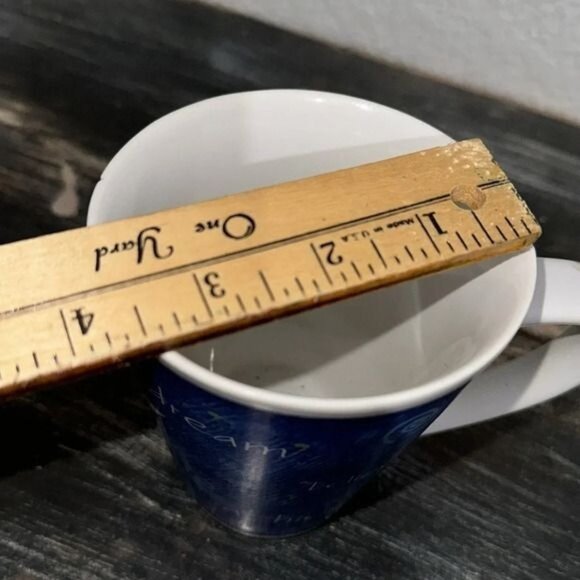 Mary Kay Dream Believe Achieve Mug Blue & White Ceramic Inspirational - Picture 6 of 6